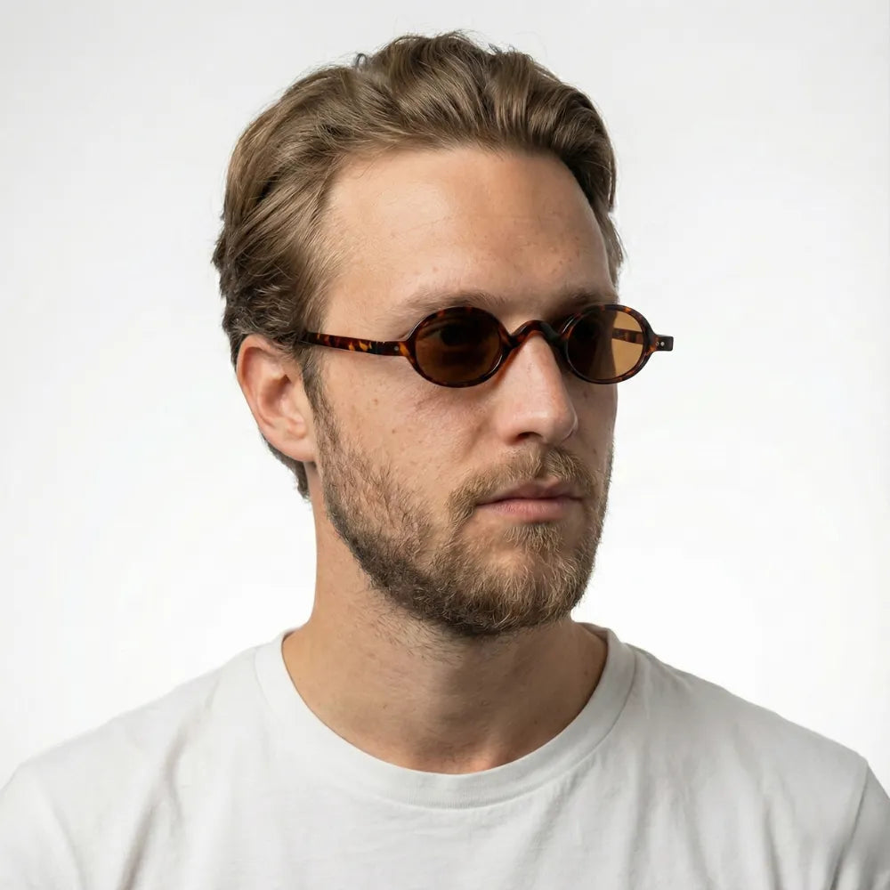 Rectangular acetate sunglasses, close-up detail — HARO Beaulieu Kérylos