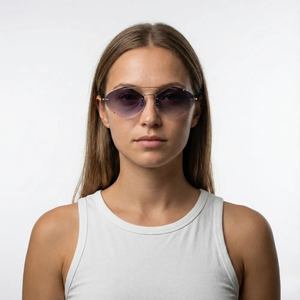 Cap d'Antibes minimal round acetate sunglasses by HARO Eyewear