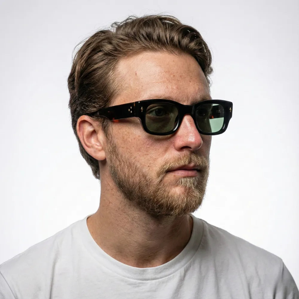 Cinque Terre Manarola rectangular acetate sunglasses by HARO Eyewear
