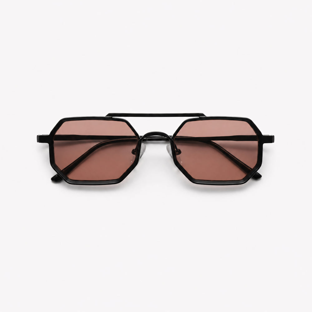 Sorrento Grand Tour hexagonal aviator acetate sunglasses by HARO Eyewear