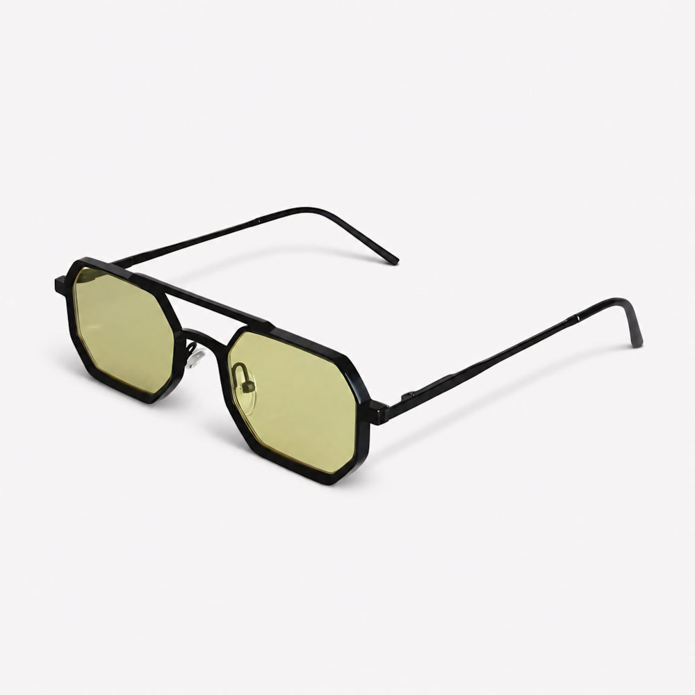 Sorrento Grand Tour hexagonal aviator acetate sunglasses by HARO Eyewear